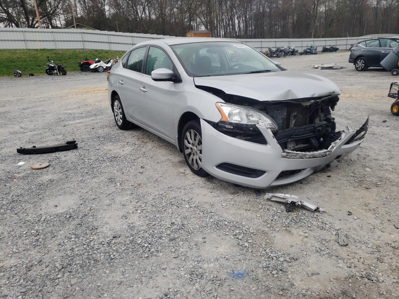 NISSAN SENTRA S 2014 with VIN 3N1AB7AP1EY309558 - Photo from auction