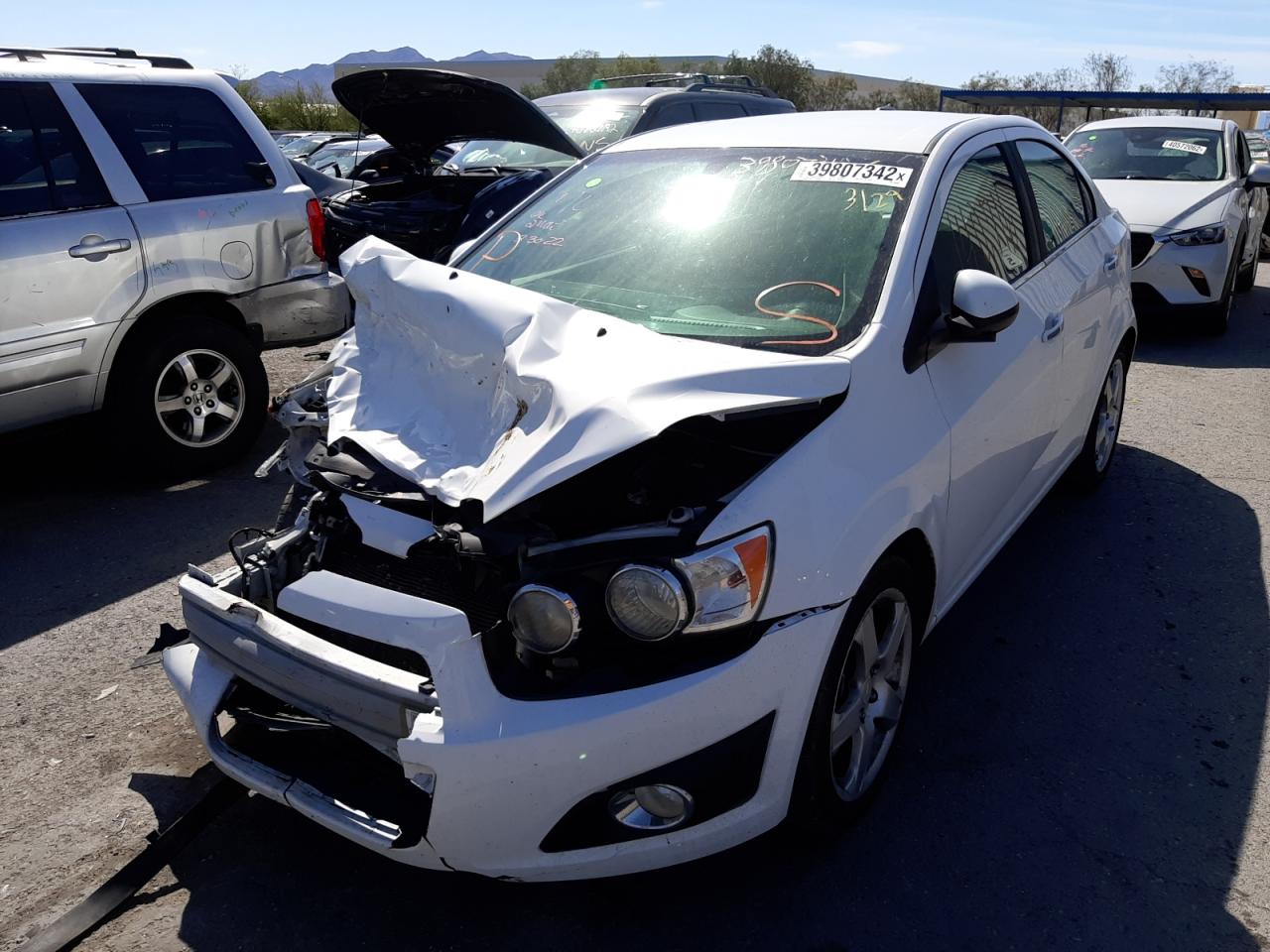 Photo 2 from auction – 2014 CHEVROLET SONIC LTZ with VIN 1G1JE5SG9E4128128