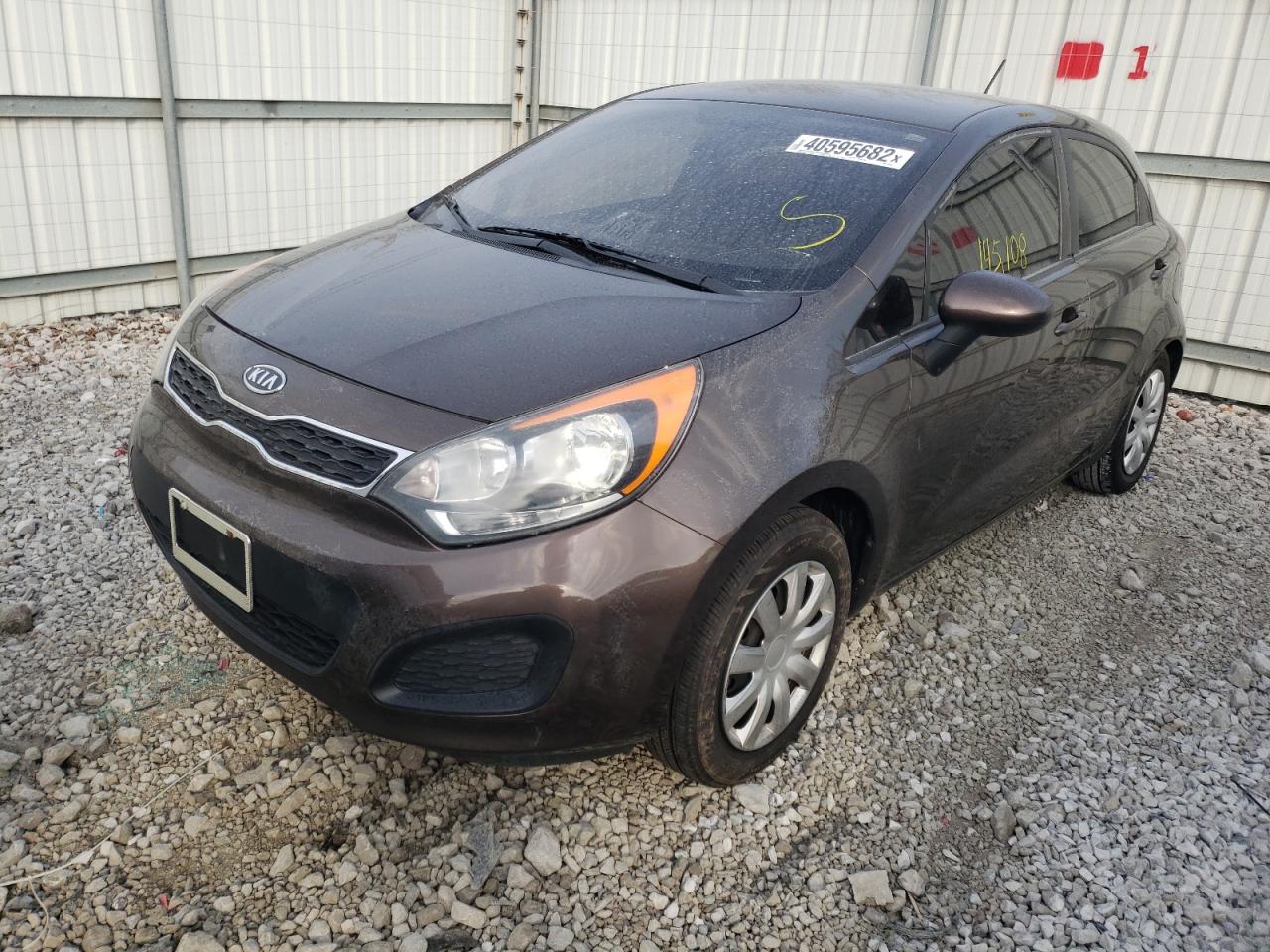 Photo 2 from auction – 2012 KIA RIO EX with VIN KNADN5A39C6012395