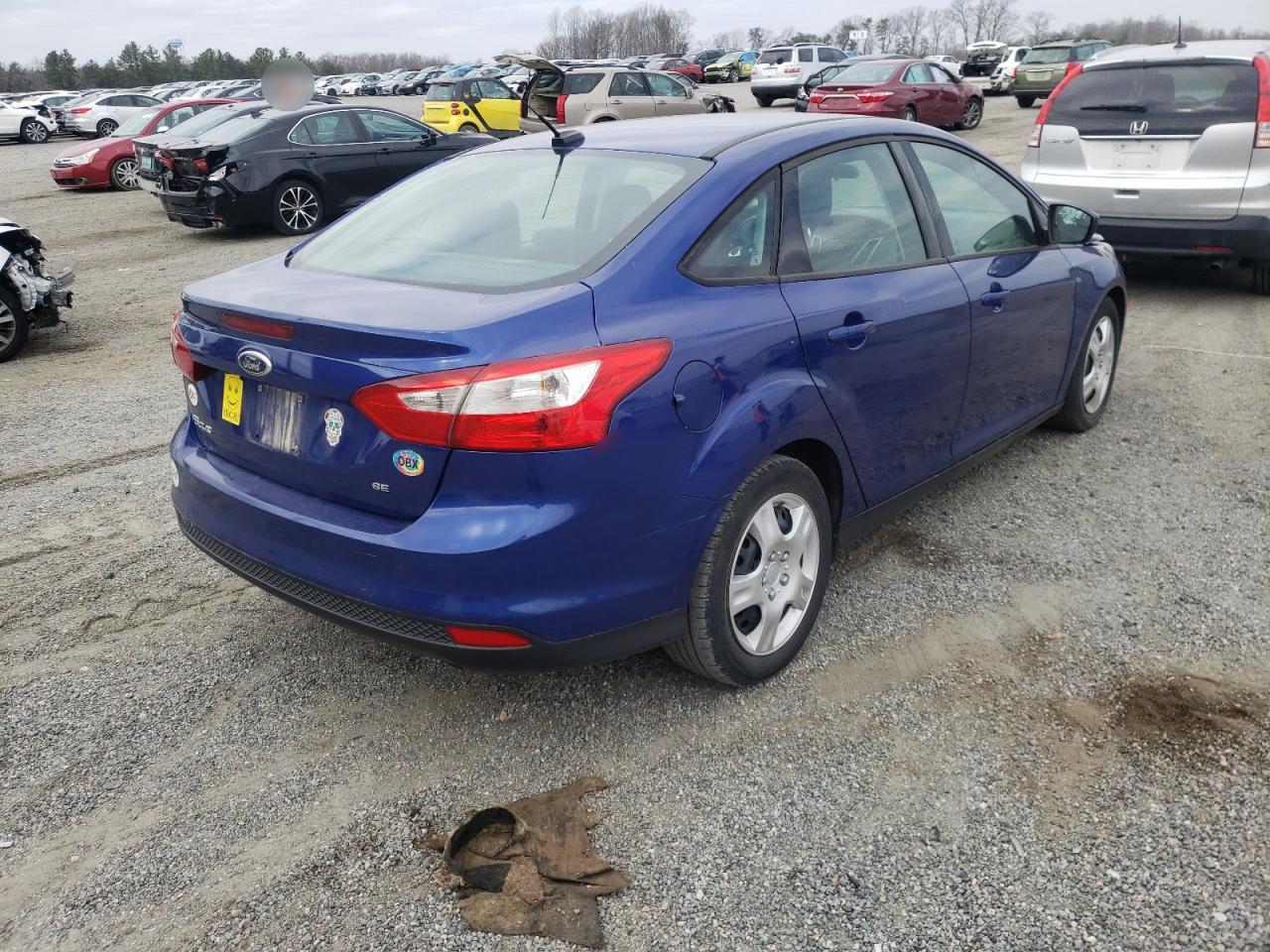 Photo 4 from auction – 2012 FORD FOCUS SE with VIN 1FAHP3F22CL223545