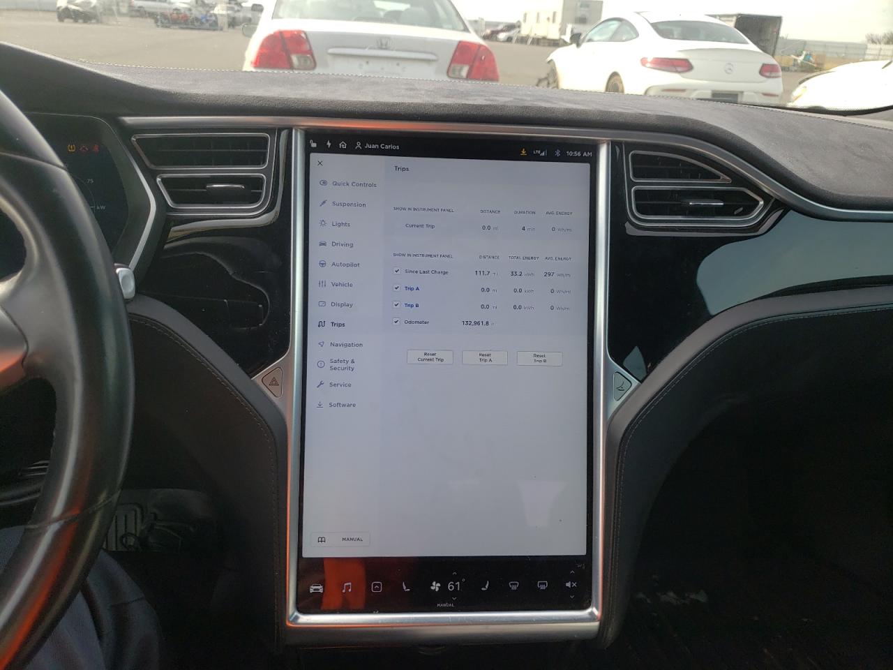 Photo 9 from auction – 2015 TESLA MODEL S with VIN 5YJSA1E20FF112443