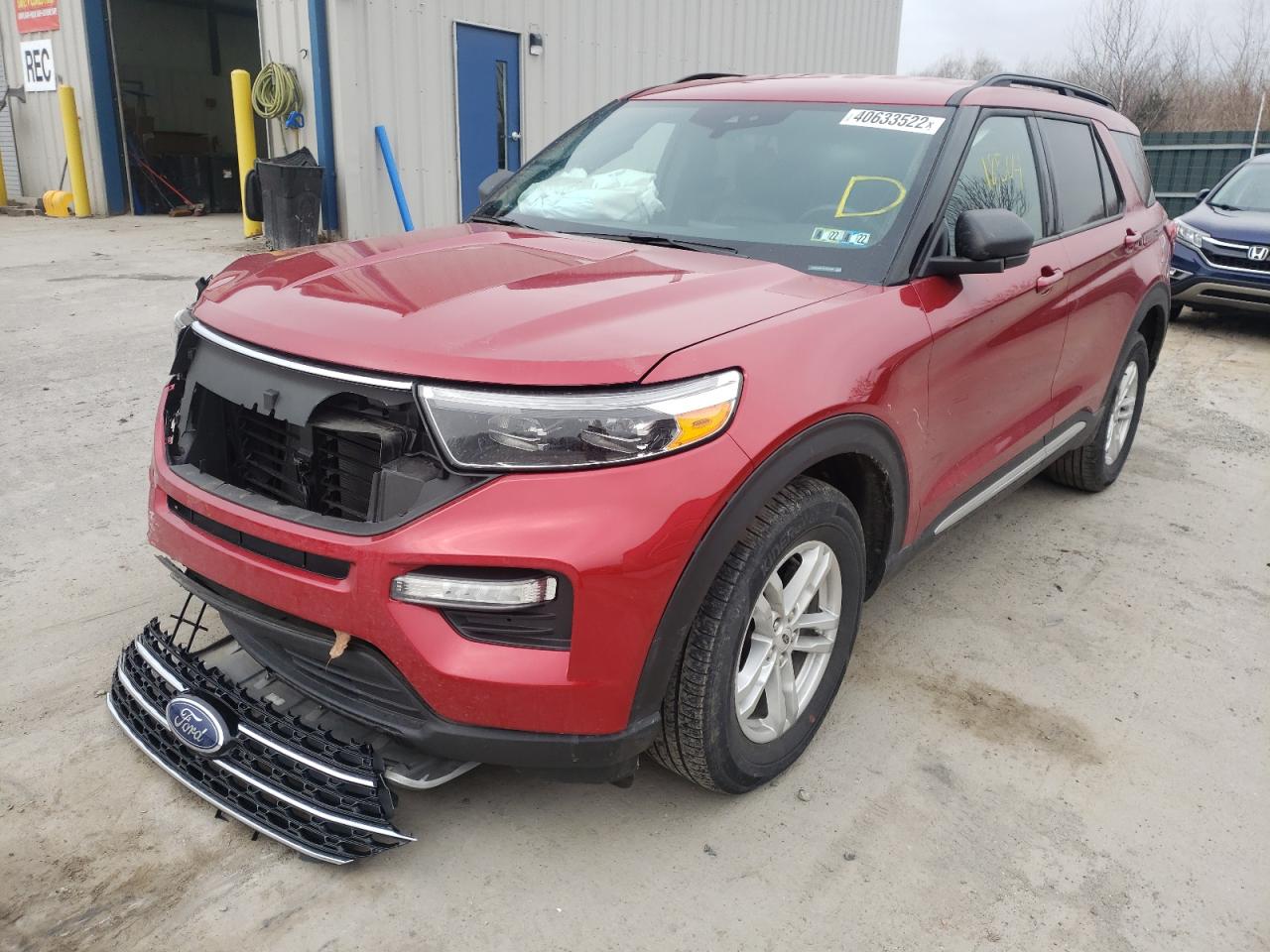 Photo 2 from auction – 2020 FORD EXPLORER X with VIN 1FMSK8DH7LGB45500