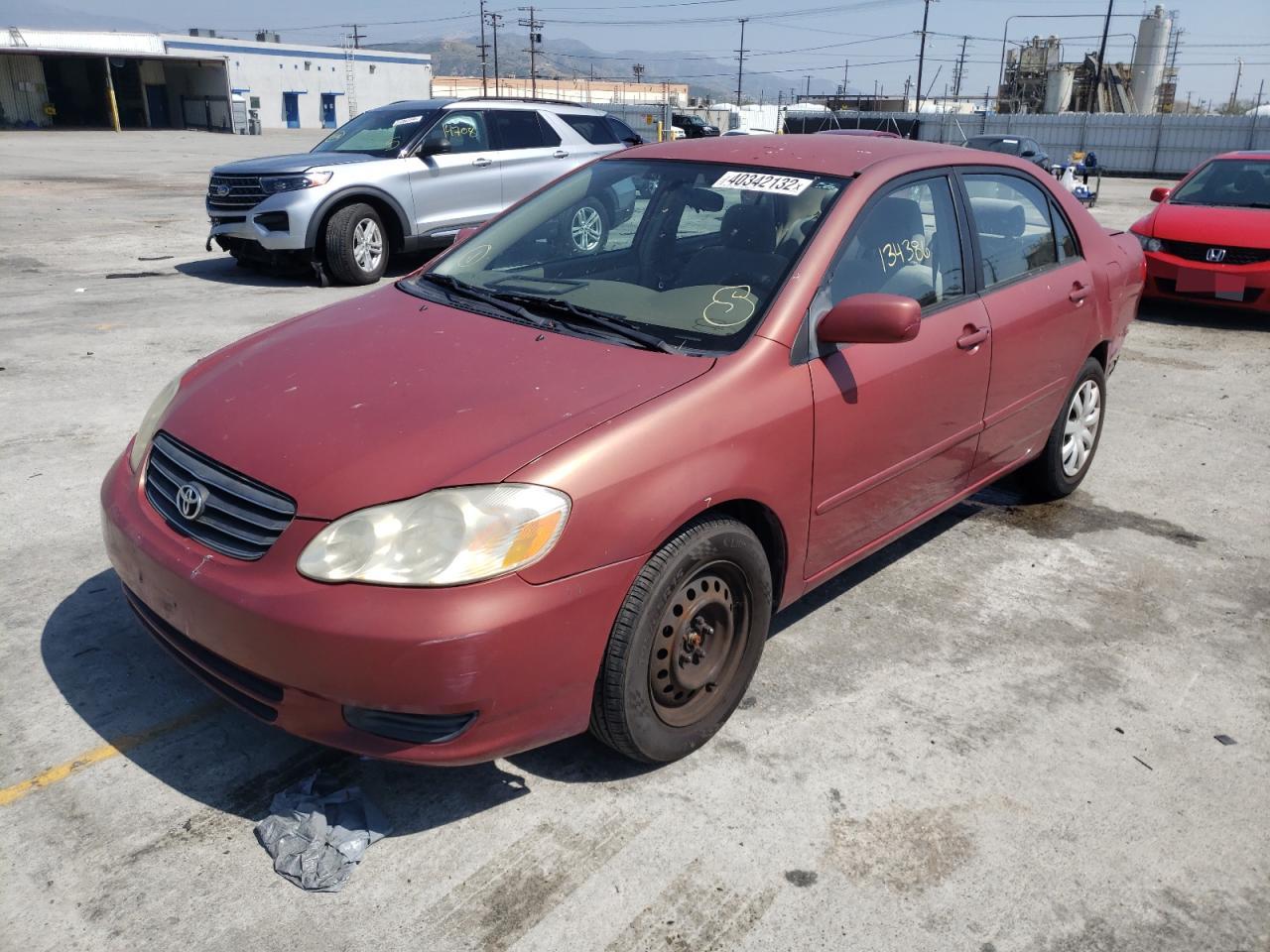 Photo 2 from auction – 2004 TOYOTA COROLLA with VIN 1NXBR32E34Z207758