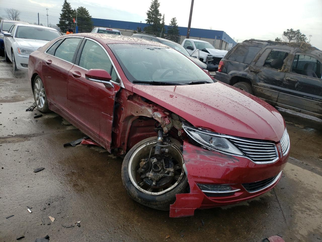 LINCOLN MKZ 2016 with VIN 3LN6L2J93GR630451 - Photo from auction