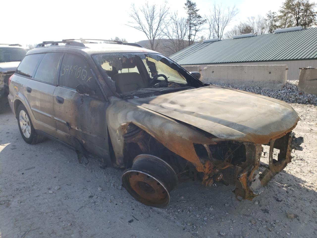 SUBARU OUTBACK 2008 with VIN 4S4BP60C487362428 - Photo from auction