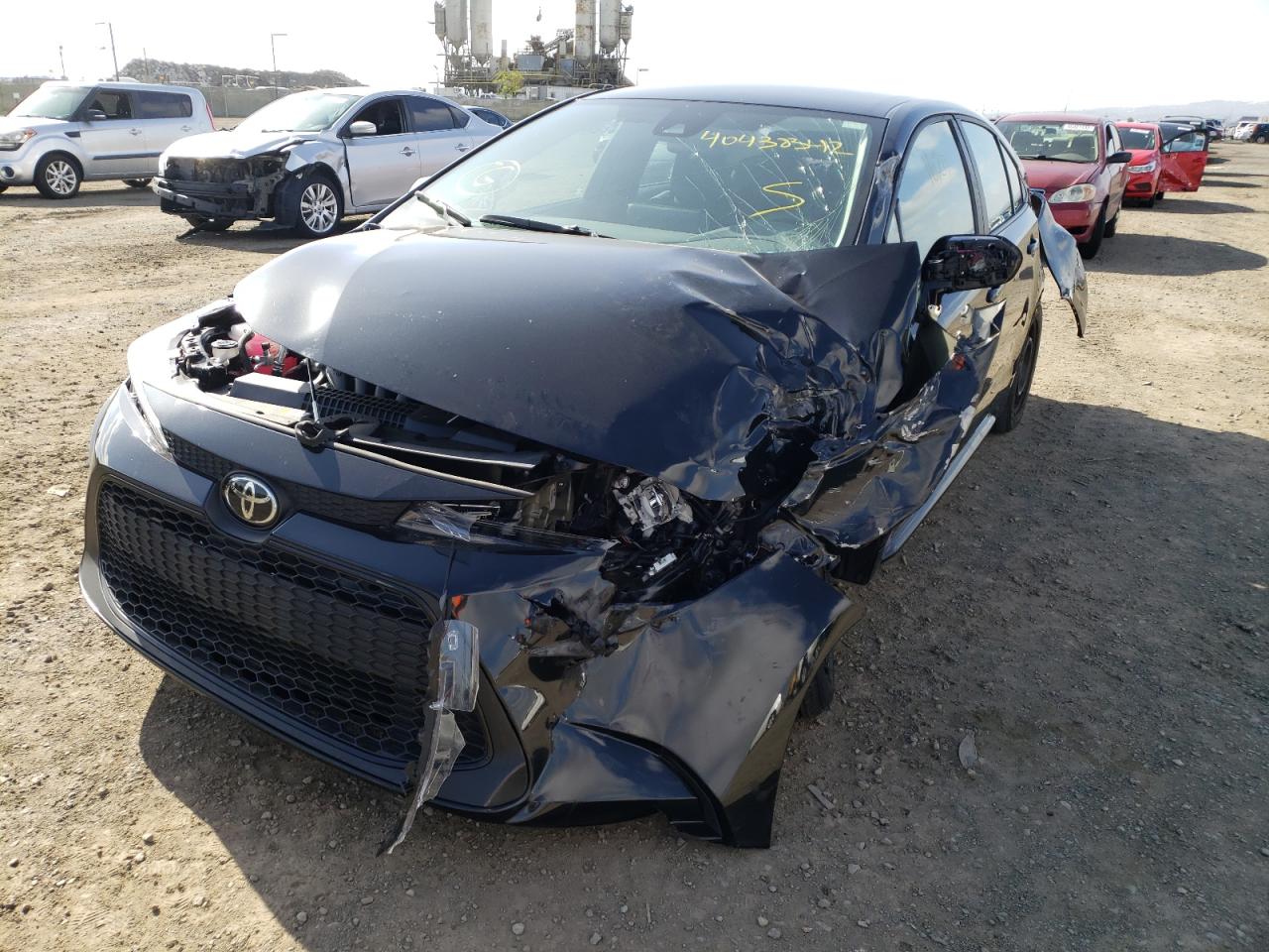 Photo 2 from auction – 2021 TOYOTA COROLLA LE with VIN 5YFEPMAE0MP174469