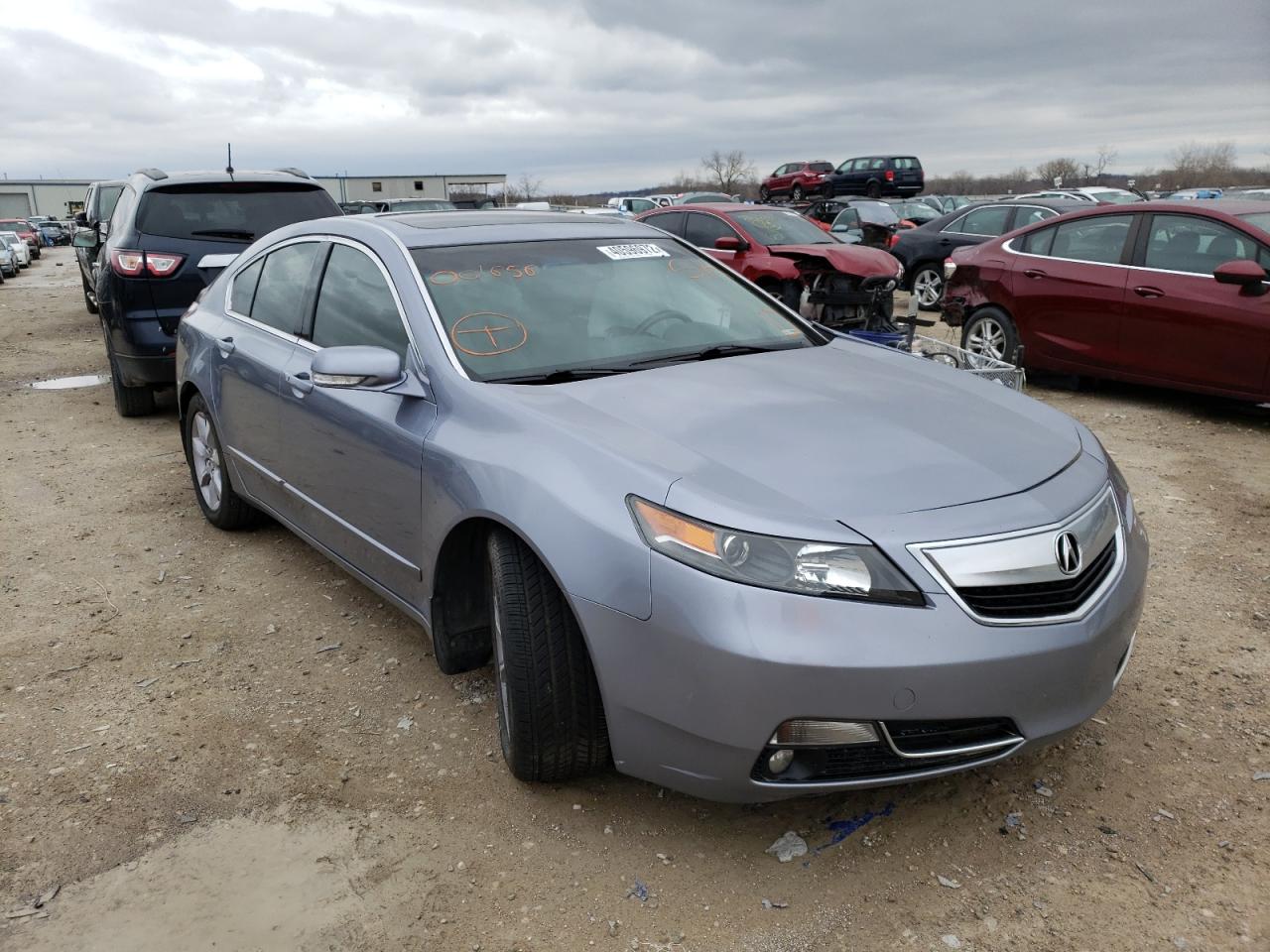 ACURA TL 2012 with VIN 19UUA8F5XCA001656 - Photo from auction