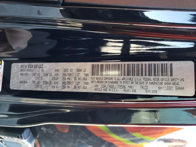 Photo 10 from auction – 2020 JEEP GLADIATOR with VIN 1C6HJTAG2LL172506