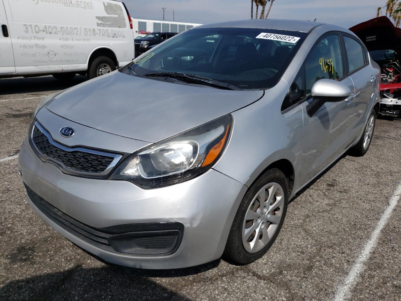 Photo 2 from auction – 2014 KIA RIO LX with VIN KNADM4A38E6363878