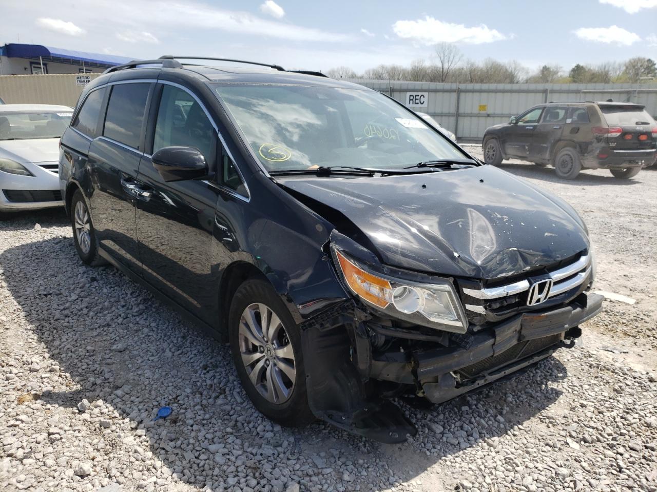 HONDA ODYSSEY EX 2014 with VIN 5FNRL5H66EB022548 - Photo from auction