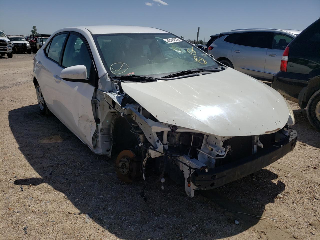 TOYOTA COROLLA L 2015 with VIN 2T1BURHE4FC288539 - Photo from auction
