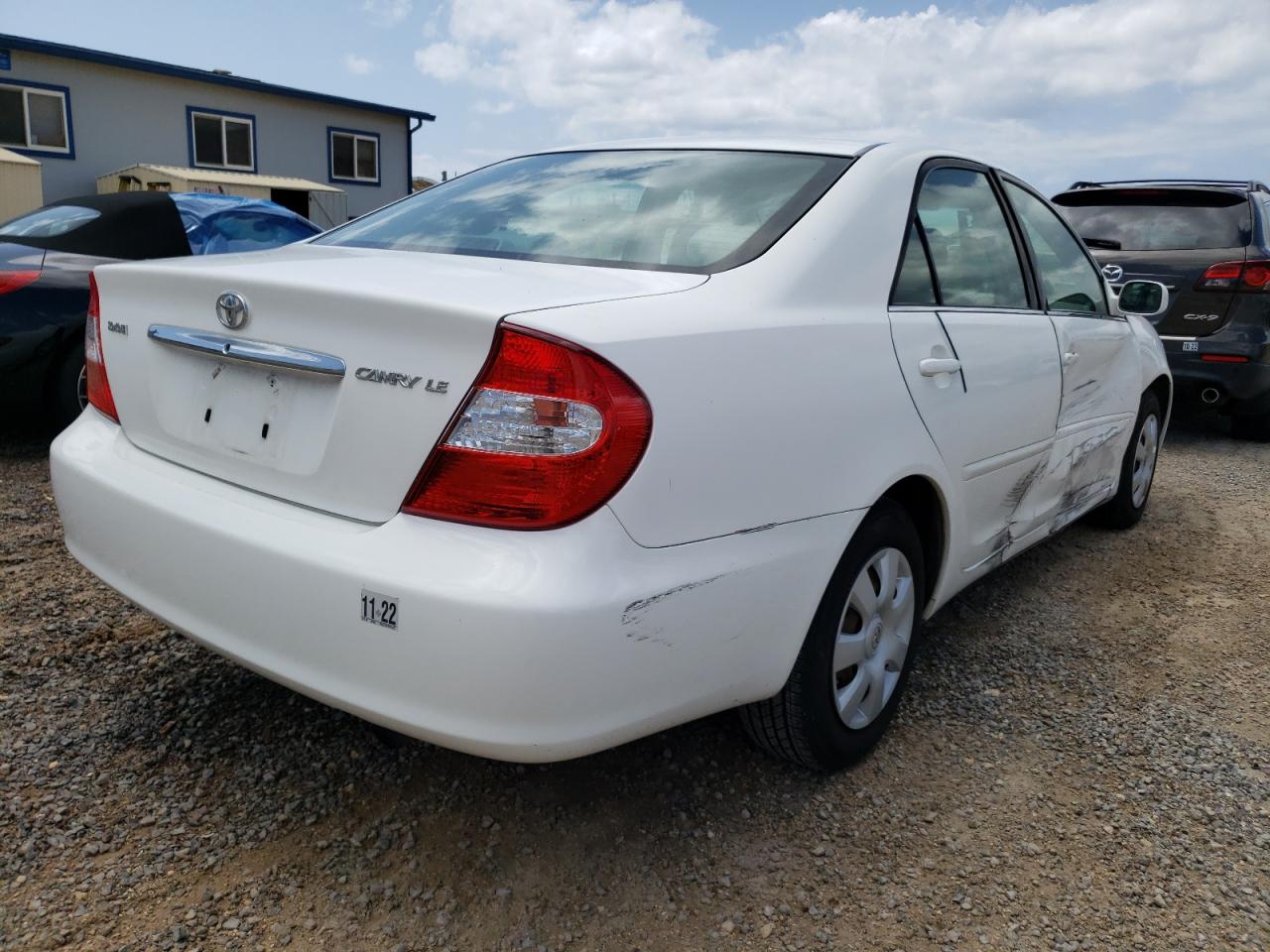 Photo 4 from auction – 2002 TOYOTA CAMRY LE with VIN JTDBE32K920018624