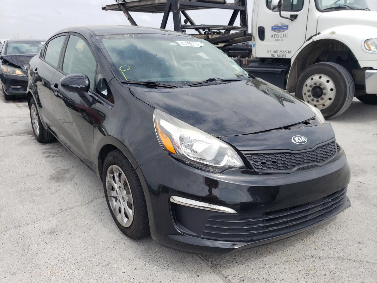 KIA RIO LX 2017 with VIN KNADM4A32H6105280 - Photo from auction