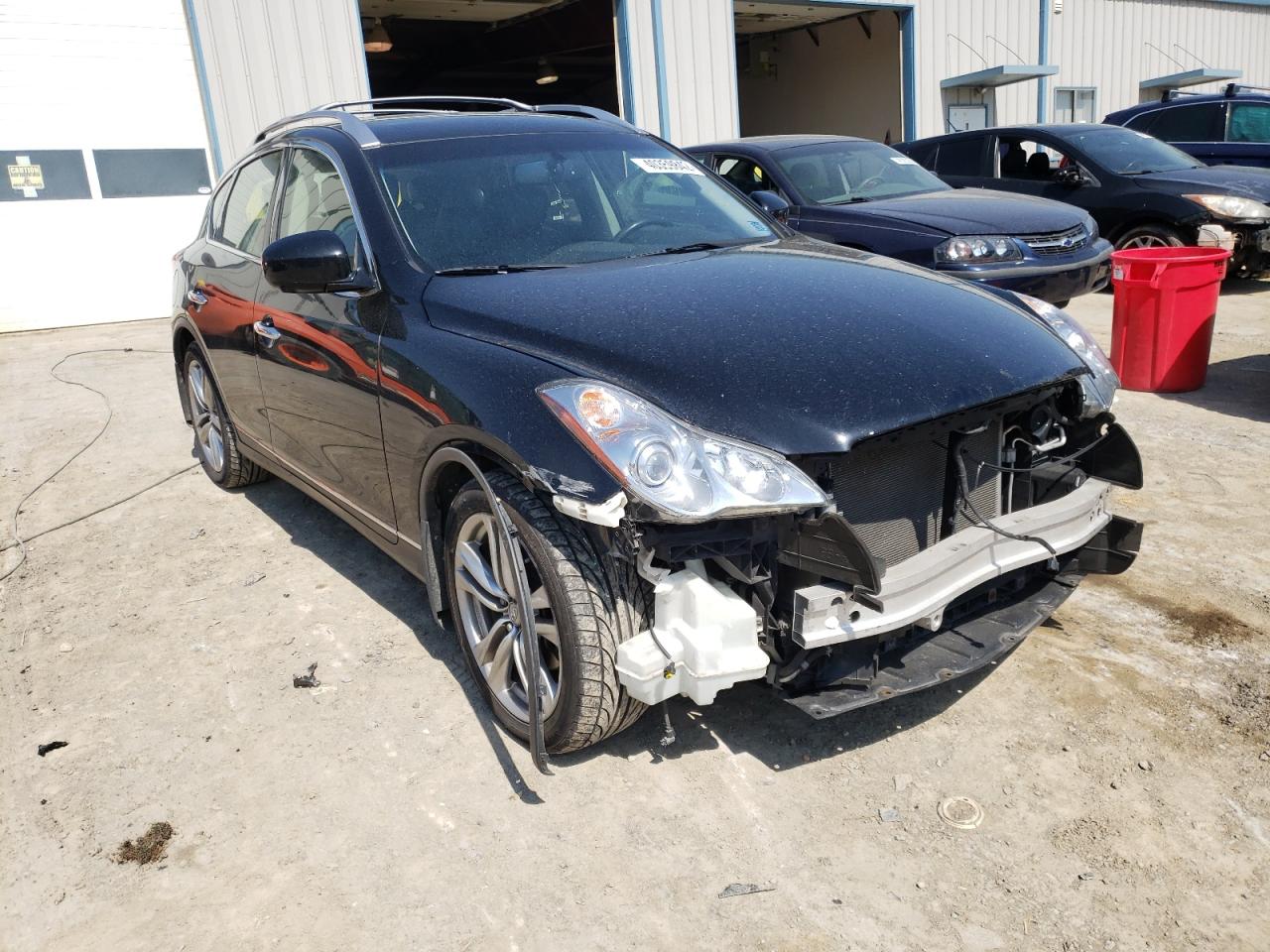 INFINITI EX35 BASE 2012 with VIN JN1AJ0HR8CM450760 - Photo from auction