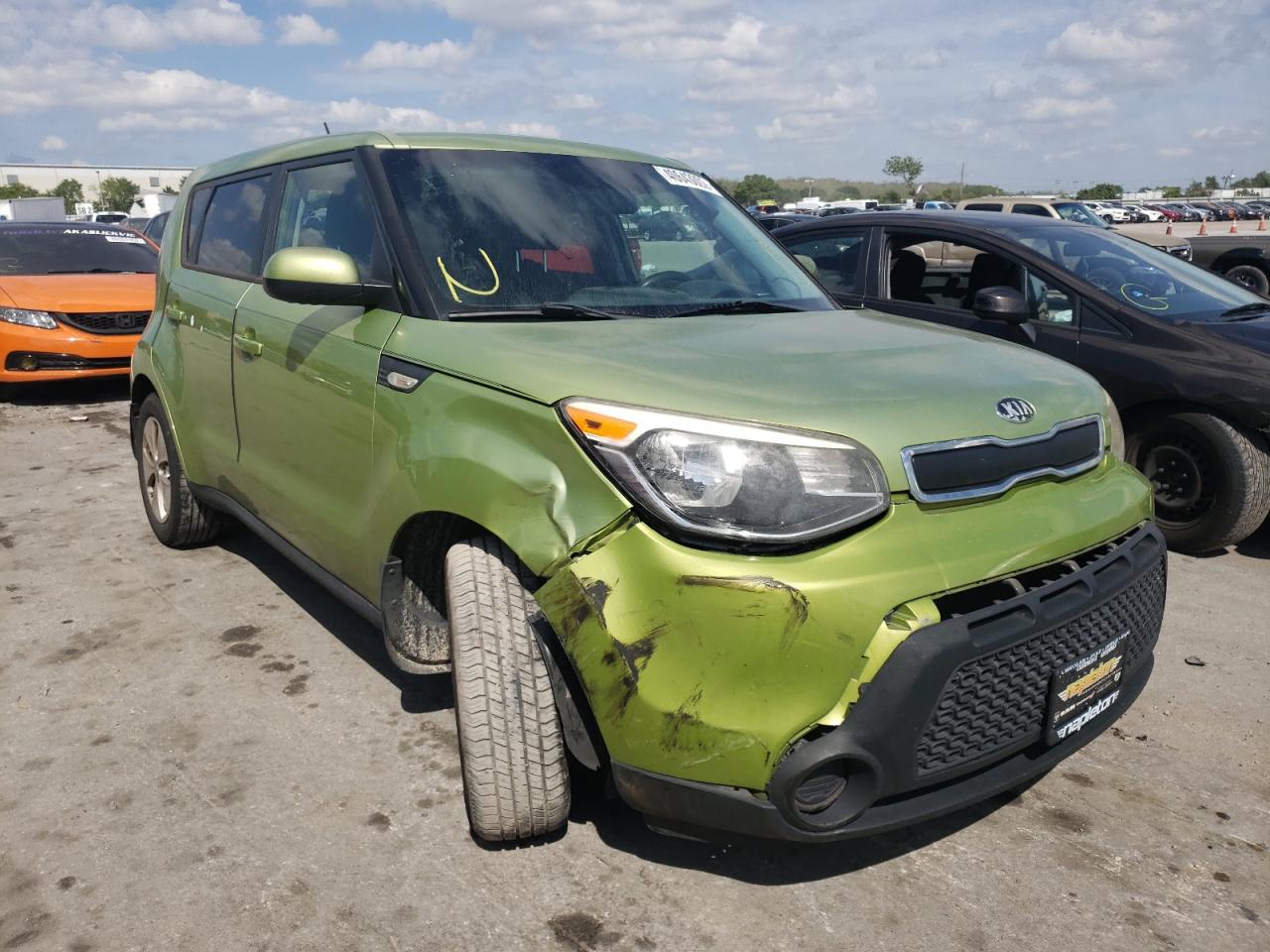 KIA SOUL 2014 with VIN KNDJN2A23E7716696 - Photo from auction