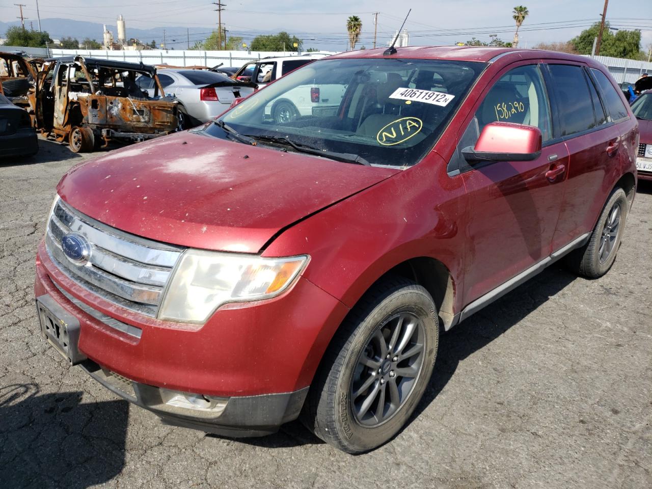 Photo 2 from auction – 2008 FORD EDGE SEL with VIN 2FMDK38C98BA82327