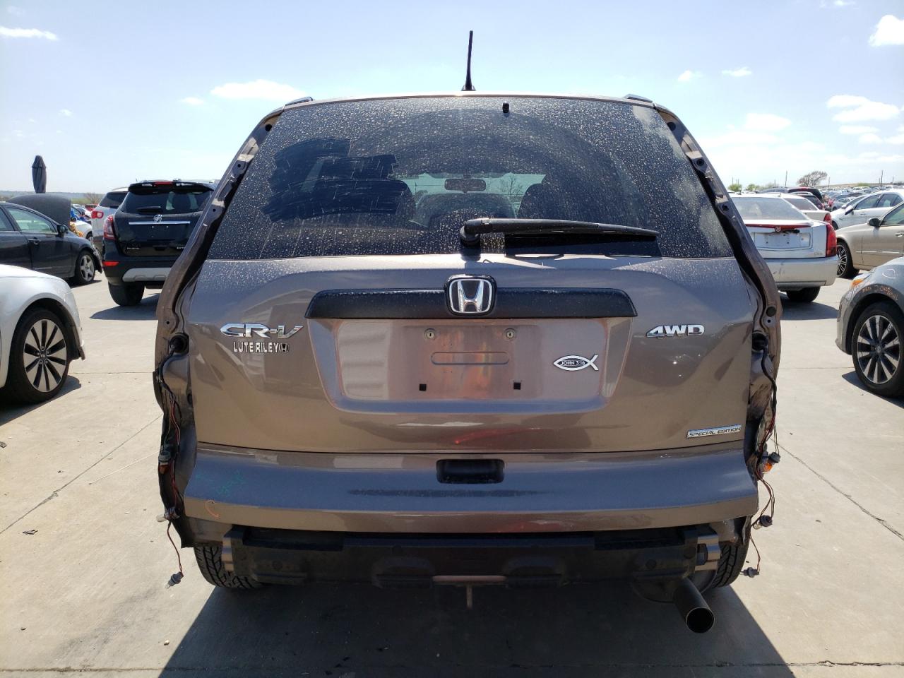 Photo 9 from auction – 2011 HONDA CR-V SE with VIN 5J6RE4H41BL014945