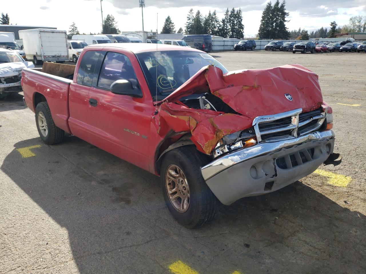 DODGE DAKOTA 2001 with VIN 1B7GL22NX1S332527 - Photo from auction