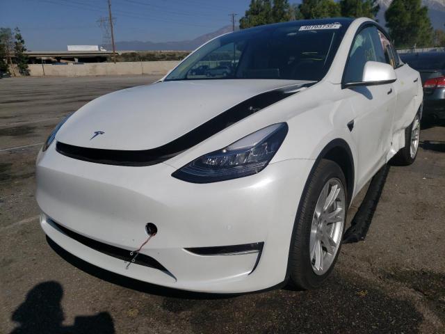 Photo 2 from auction – 2021 TESLA MODEL Y with VIN 5YJYGDEE0MF271044