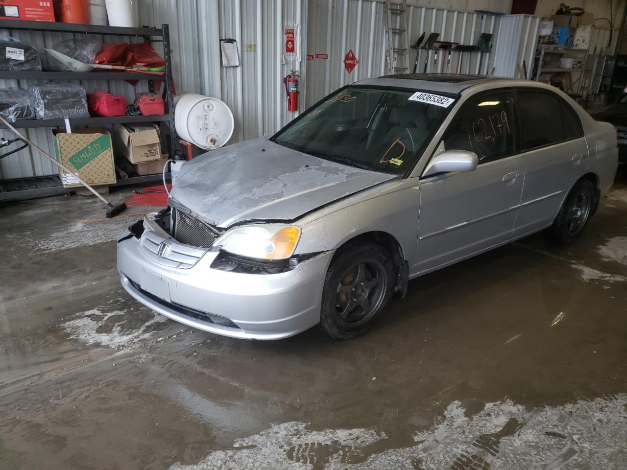 Photo 2 from auction – 2003 HONDA CIVIC EX with VIN 2HGES26813H599744