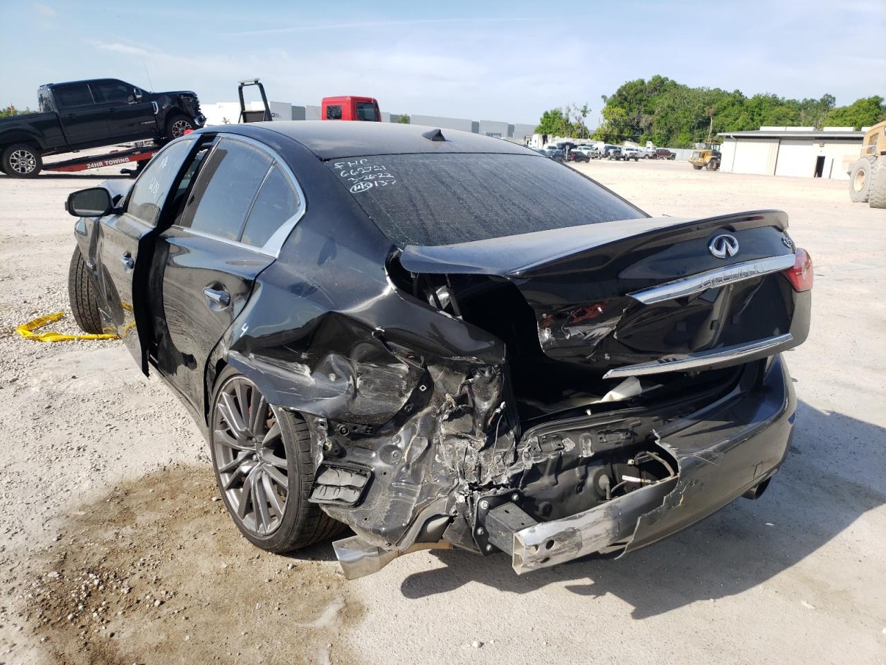 Photo 3 from auction – 2017 INFINITI Q50 RED SP with VIN JN1FV7AP0HM851271