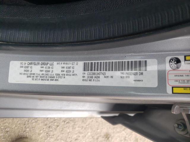 Photo 10 from auction – 2013 CHRYSLER 200 TOURIN with VIN 1C3CCBBB1DN577423