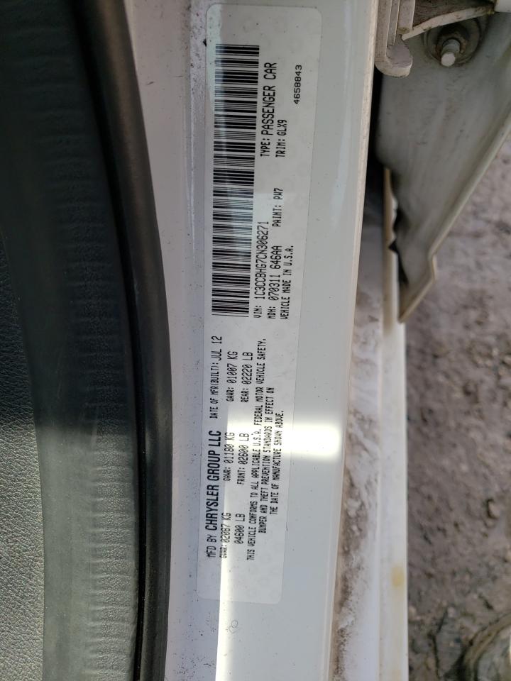 Photo 10 from auction – 2012 CHRYSLER 200 S with VIN 1C3CCBHG7CN306271