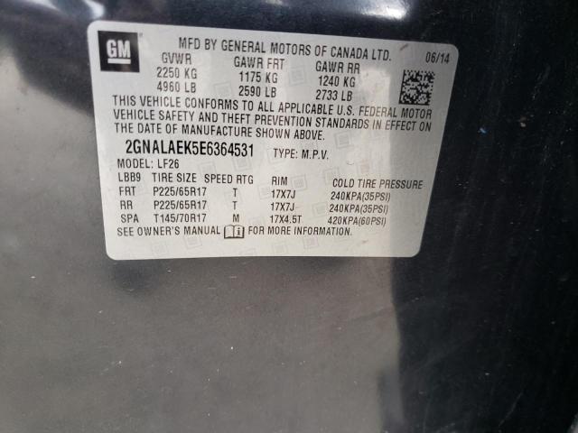 Photo 10 from auction – 2014 CHEVROLET EQUINOX LS with VIN 2GNALAEK5E6364531
