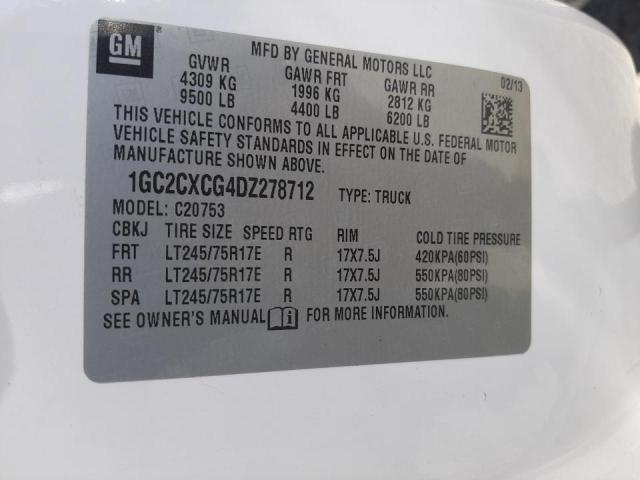 Photo 10 from auction – 2013 CHEVROLET SILVERADO with VIN 1GC2CXCG4DZ278712