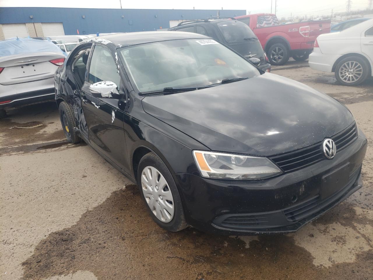 VOLKSWAGEN JETTA SE 2012 with VIN 3VWDP7AJ2CM463088 - Photo from auction