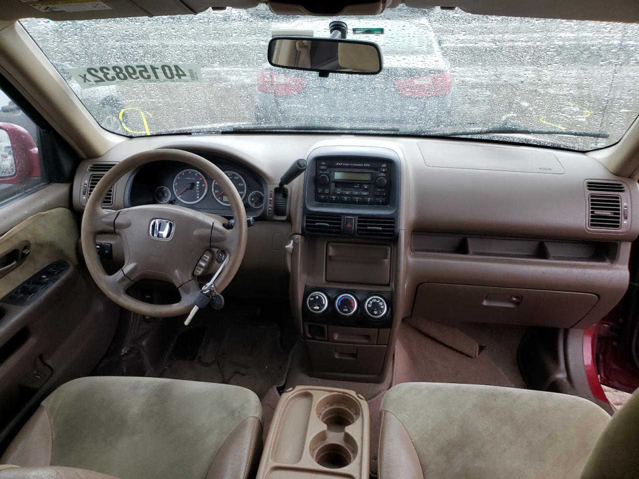 Photo 9 from auction – 2002 HONDA CR-V EX with VIN JHLRD78842C080423
