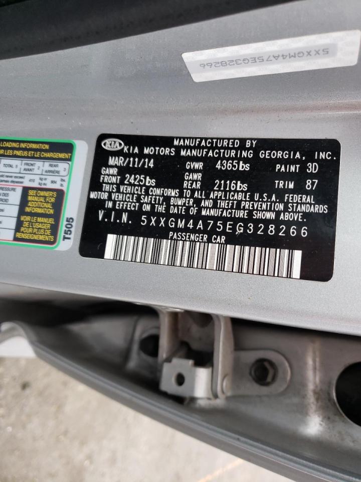 Photo 10 from auction – 2014 KIA OPTIMA LX with VIN 5XXGM4A75EG328266