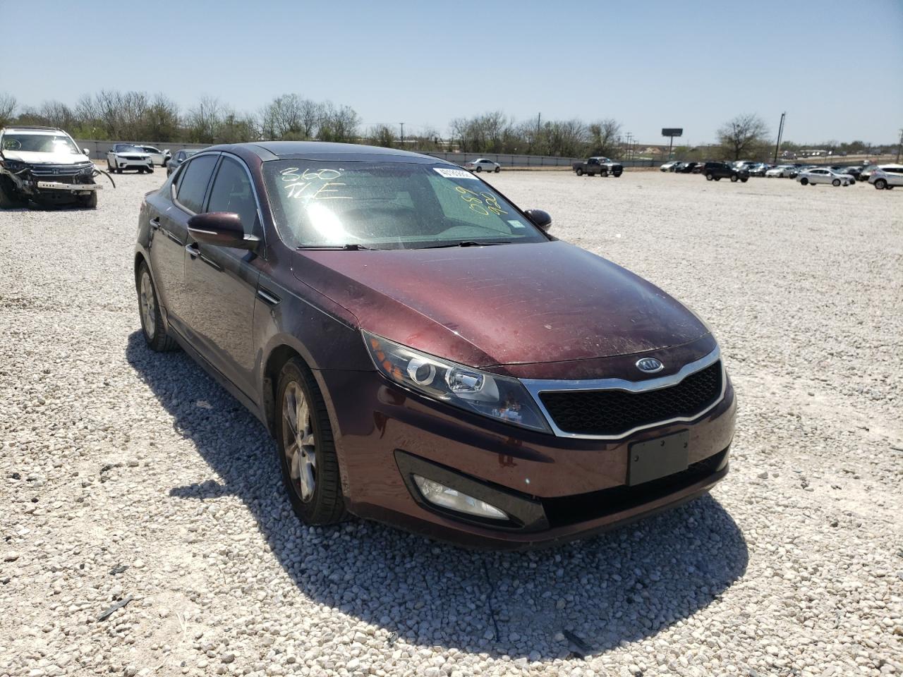 KIA OPTIMA EX 2012 with VIN 5XXGN4A74CG089920 - Photo from auction