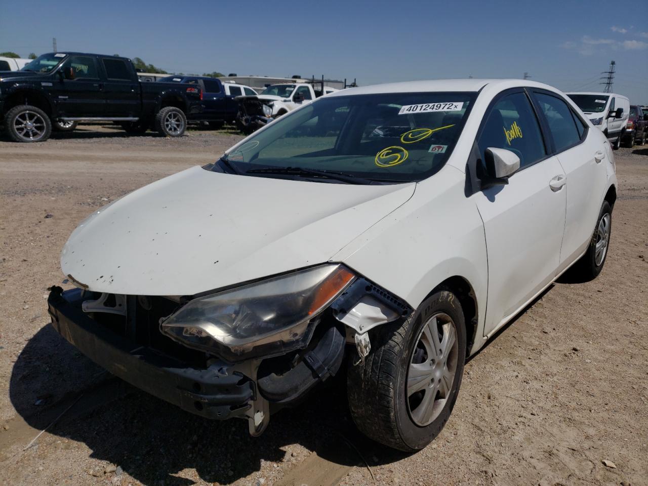 Photo 2 from auction – 2015 TOYOTA COROLLA L with VIN 2T1BURHE4FC288539