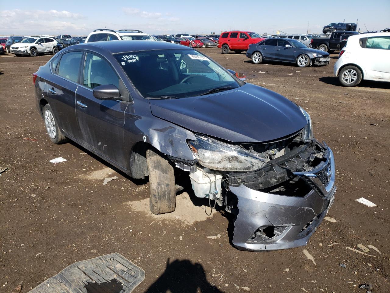 NISSAN SENTRA S 2017 with VIN 3N1AB7AP2HY387528 - Photo from auction