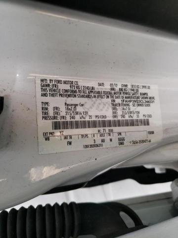 Photo 10 from auction – 2012 FORD FOCUS SEL with VIN 1FAHP3M23CL344331