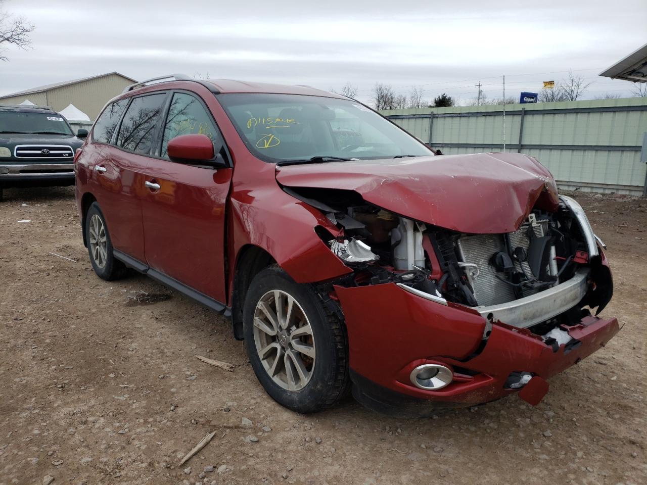 NISSAN PATHFINDER 2016 with VIN 5N1AR2MM9GC619607 - Photo from auction