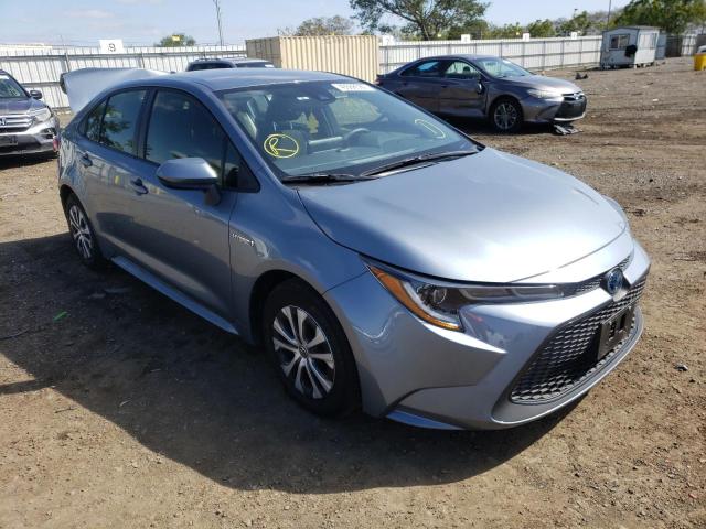 TOYOTA COROLLA LE 2021 with VIN JTDEAMDE4MJ027623 - Photo from auction