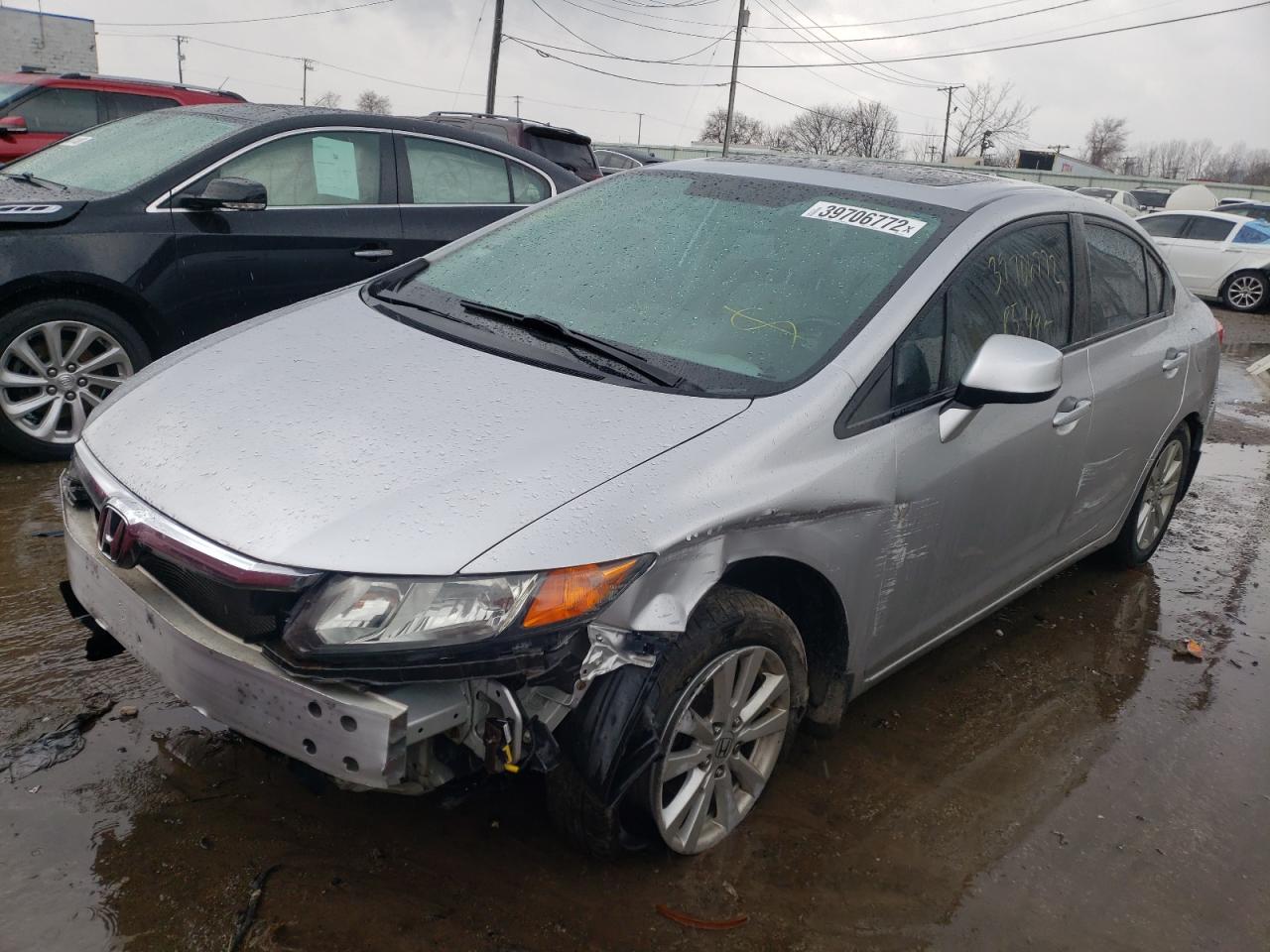Photo 2 from auction – 2012 HONDA CIVIC EXL with VIN 19XFB2F94CE012993