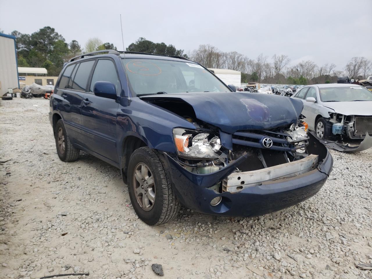 TOYOTA HIGHLANDER 2007 with VIN JTEGP21A470135565 - Photo from auction