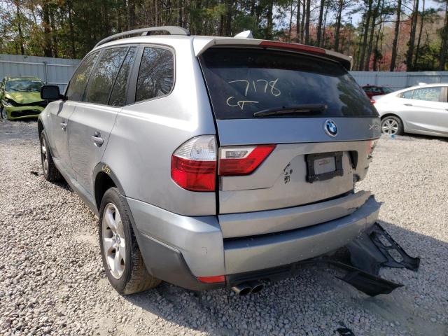 Photo 3 from auction – 2008 BMW X3 3.0SI with VIN WBXPC93448WJ17178