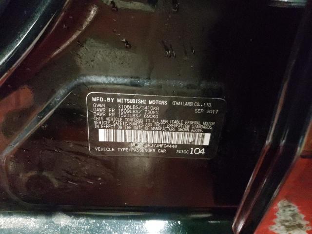 Photo 10 from auction – 2018 MITSUBISHI MIRAGE G4 with VIN ML32F3FJ7JHF04448