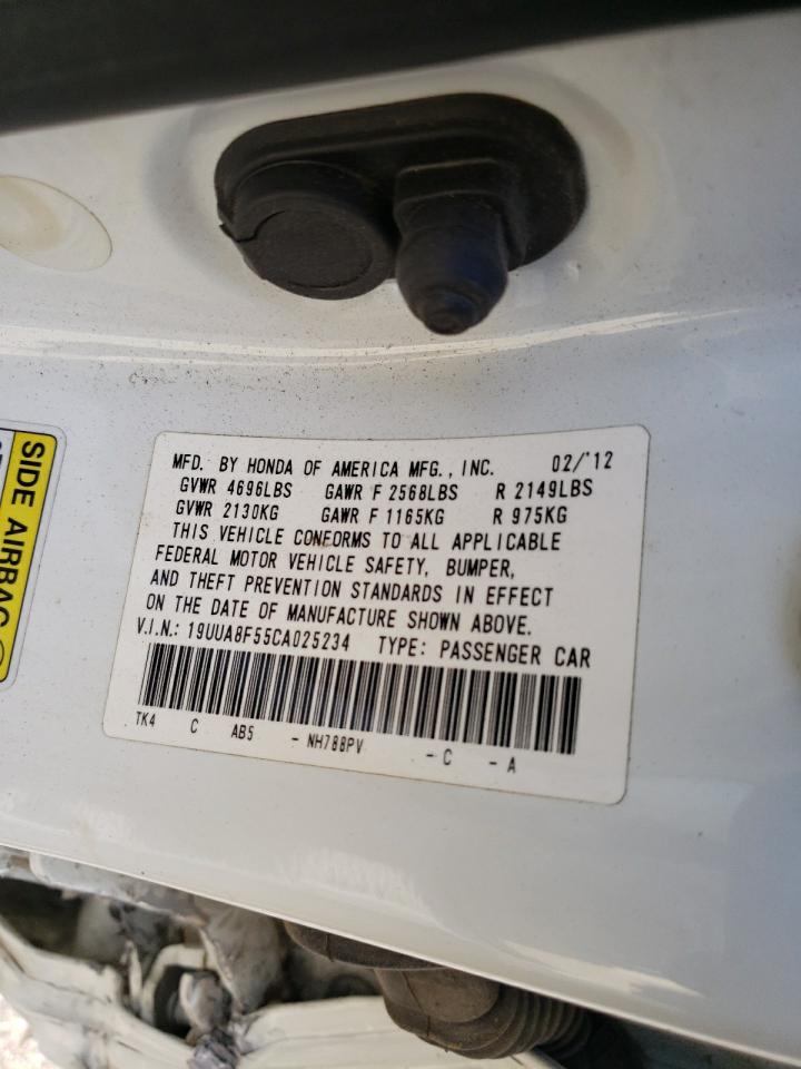 Foto 10 de la subasta – 2012 ACURA TL con VIN 19UUA8F55CA025234
