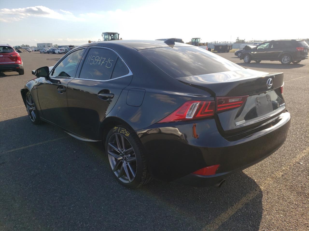 Photo 3 from auction – 2015 LEXUS IS 250 with VIN JTHBF1D20F5059908