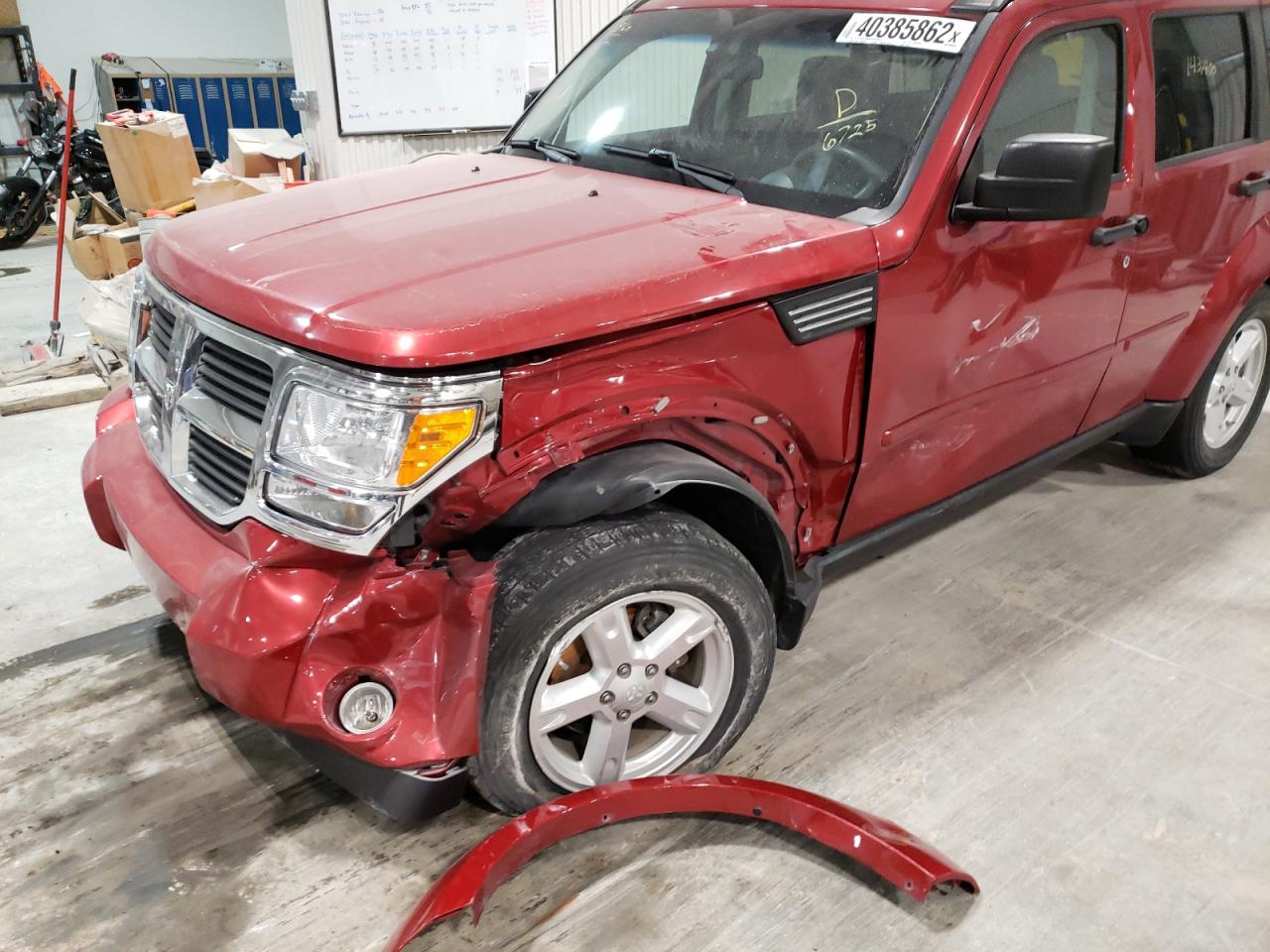 Photo 9 from auction – 2007 DODGE NITRO SXT with VIN 1D8GU28K57W726725
