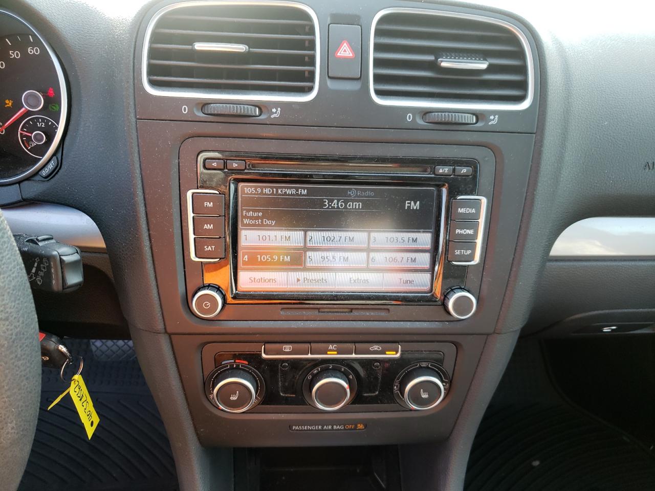 Photo 9 from auction – 2012 VOLKSWAGEN GOLF with VIN WVWDB7AJ3CW316523