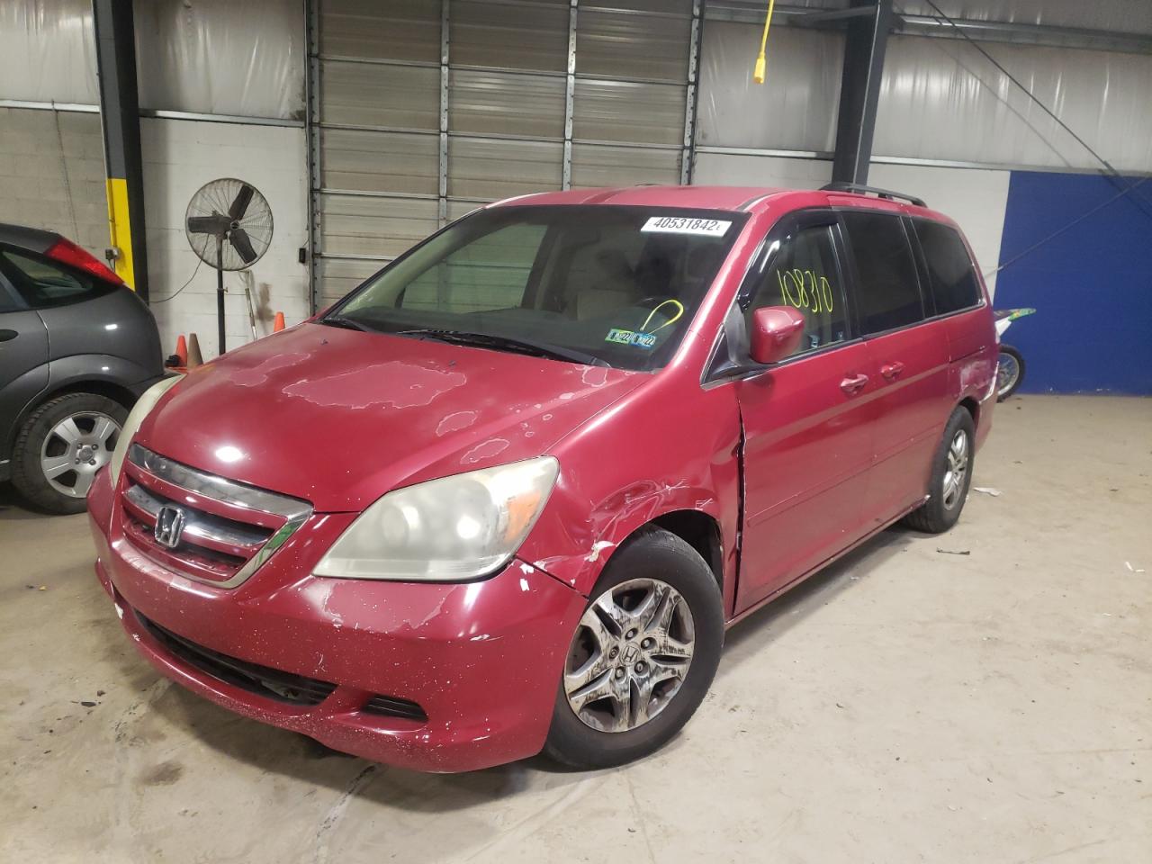 Photo 2 from auction – 2007 HONDA ODYSSEY EX with VIN 5FNRL38497B408225