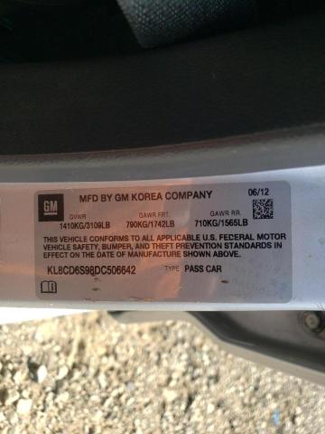 Photo 10 from auction – 2013 CHEVROLET SPARK 1LT with VIN KL8CD6S98DC506642