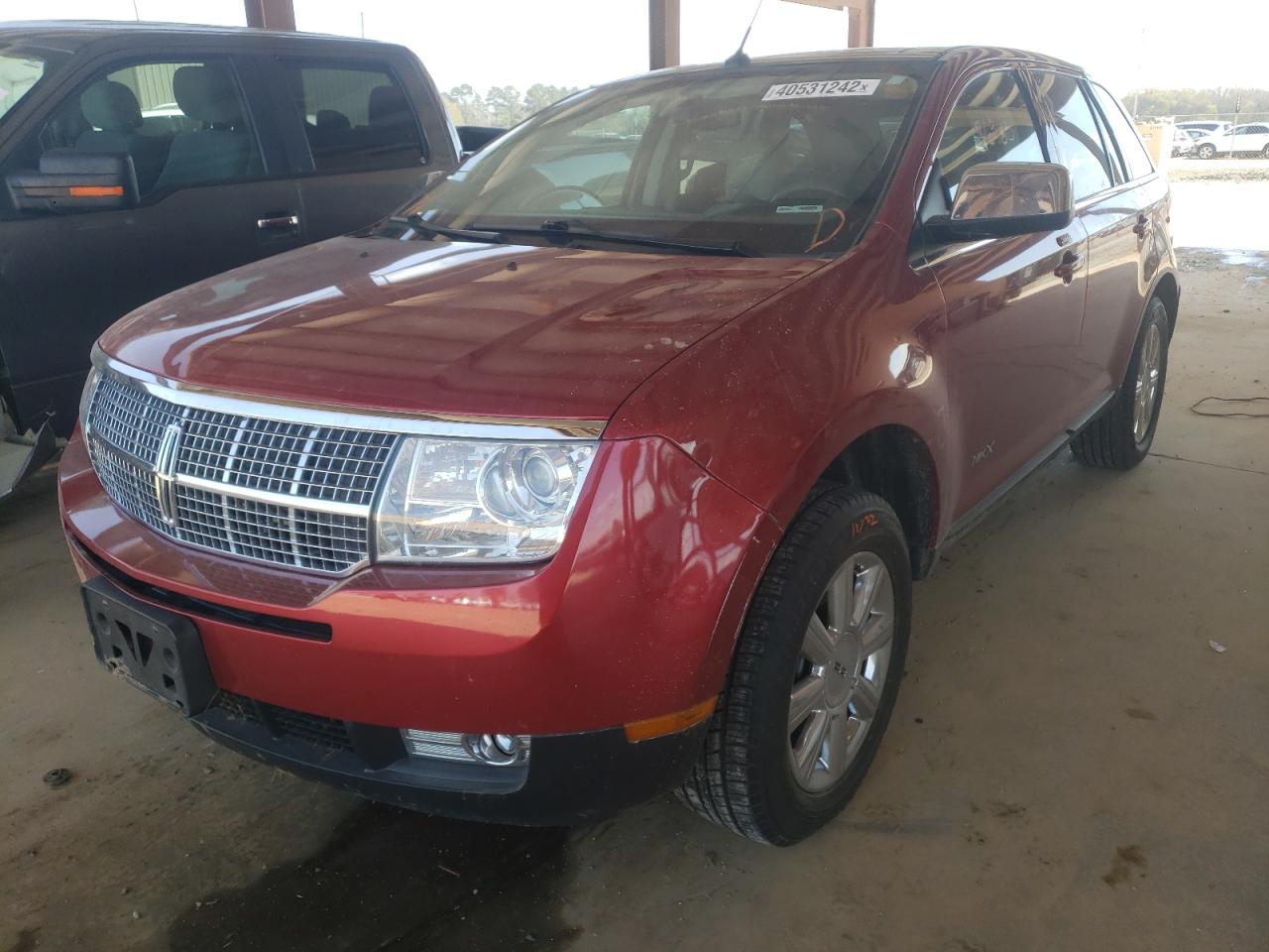 Photo 2 from auction – 2007 LINCOLN MKX with VIN 2LMDU68C57BJ17802