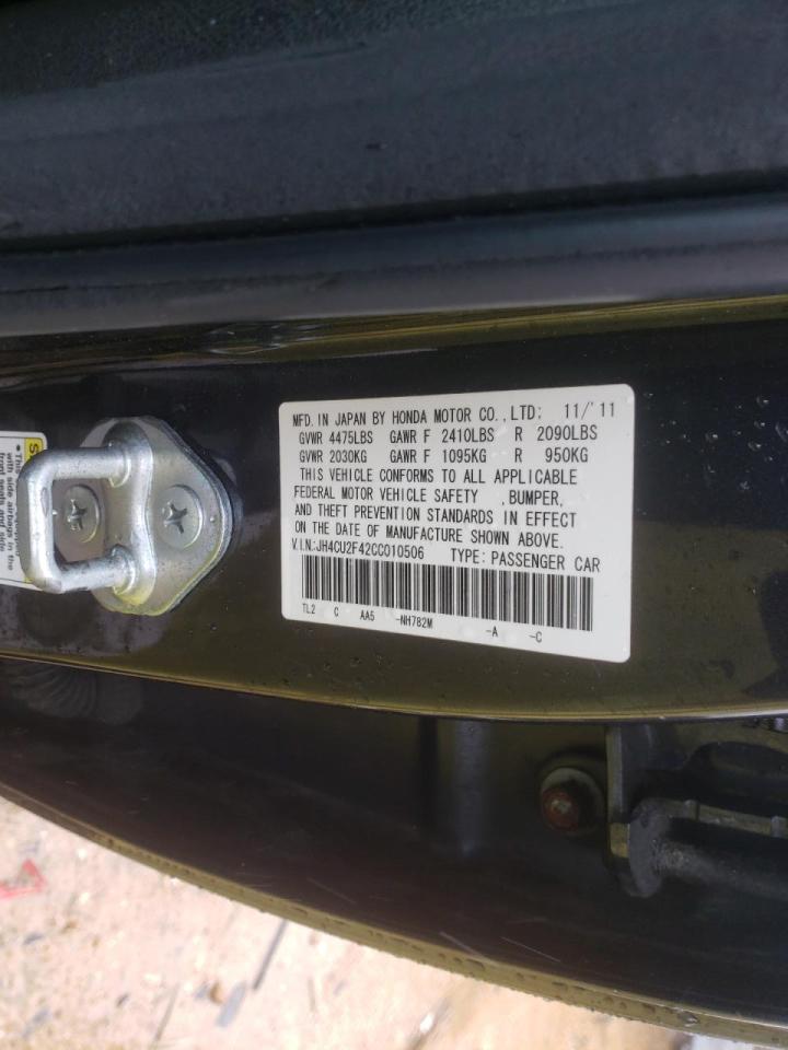 Photo 10 from auction – 2012 ACURA TSX with VIN JH4CU2F42CC010506